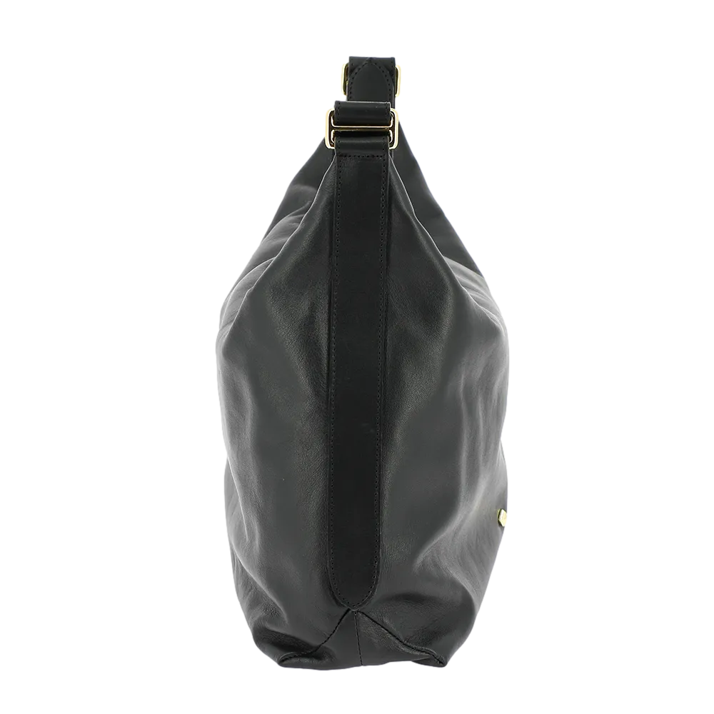  HERBERT FRERE SOEUR   LE FRED TURENNE - Borsa hobo in pelle | Nero