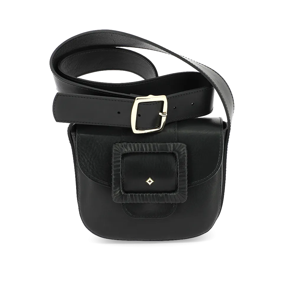  HERBERT FRERE SOEUR   LE JUNE - Borsa a bandoliera in pelle | Nero