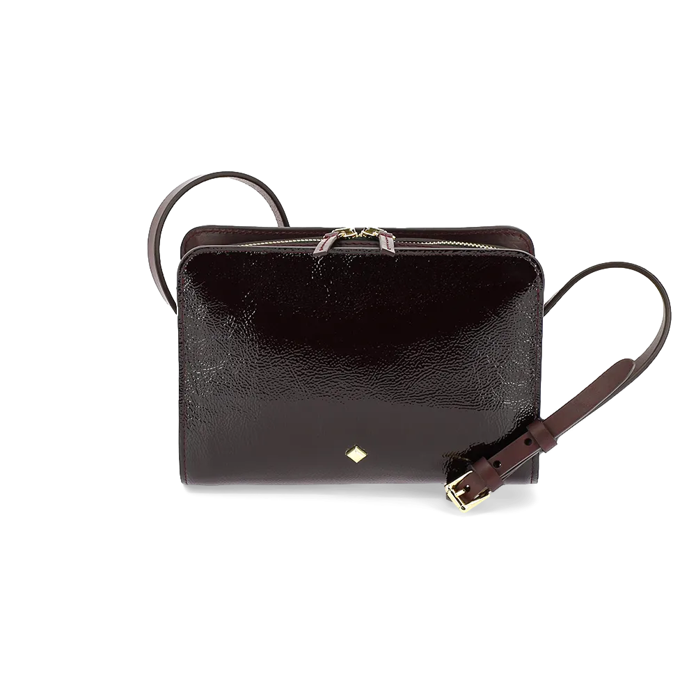  HERBERT FRERE SOEUR   LE MINI BEA CRISPY - Borsa a bandoliera in pelle | Rosso