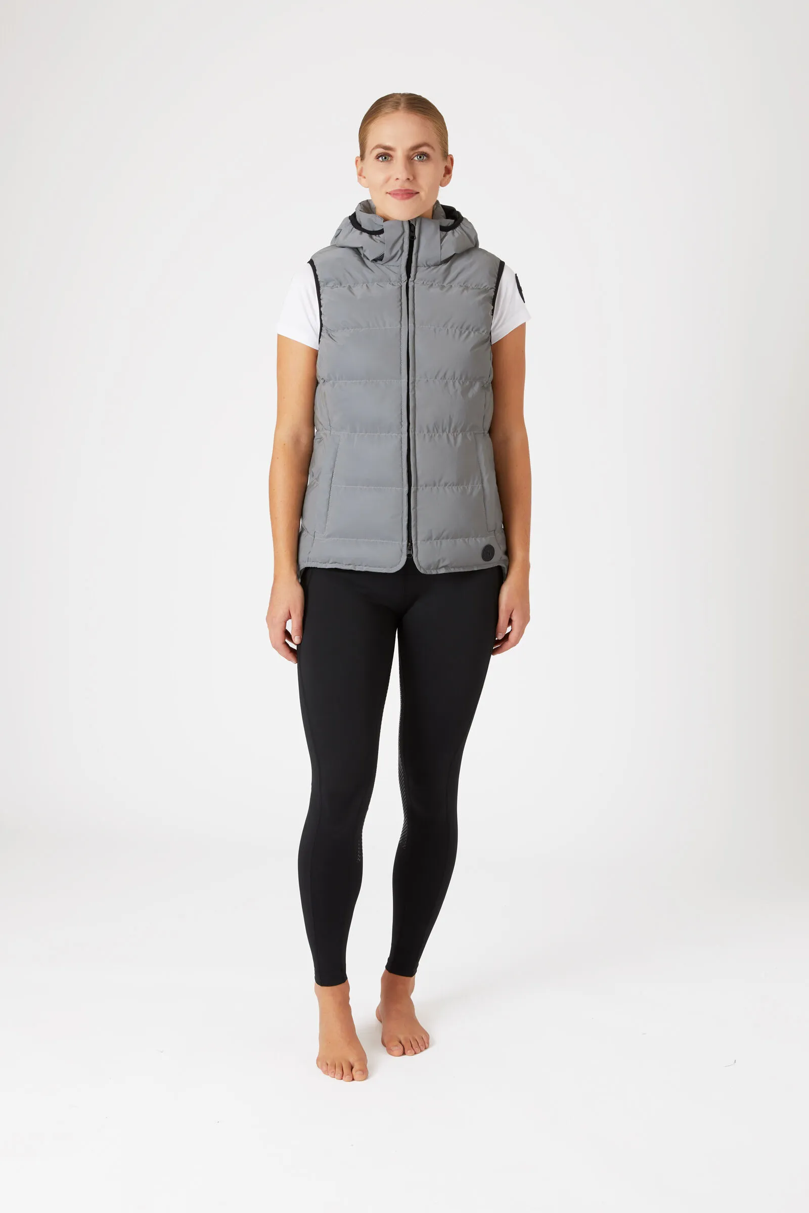 Horze Gilet imbottito riflettente da donna