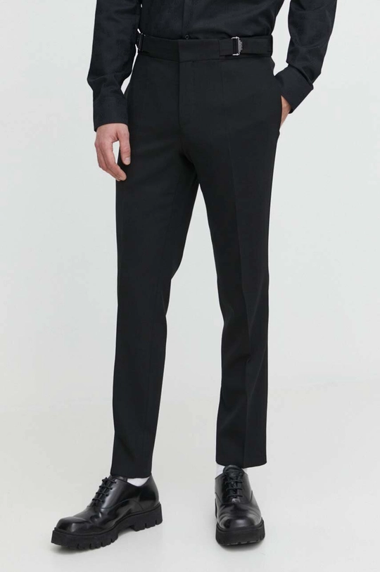 HUGO pantaloni in misto lana