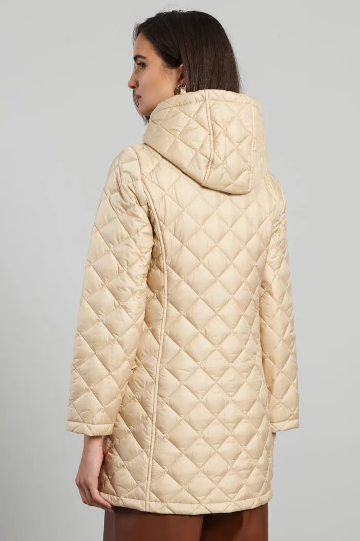 Imbottito trapuntato con zip