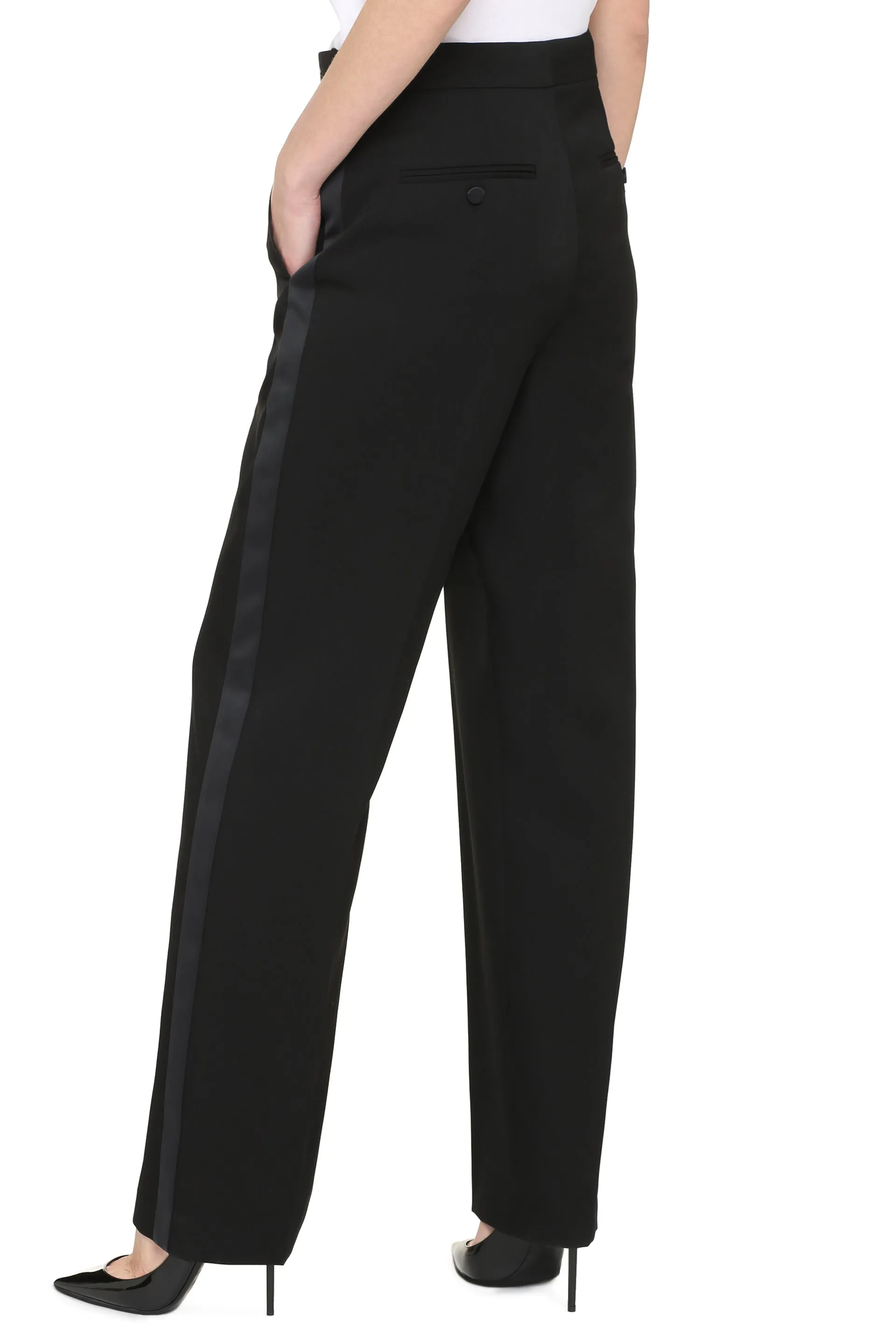 Isabel Marant Pantaloni Scarly in lana