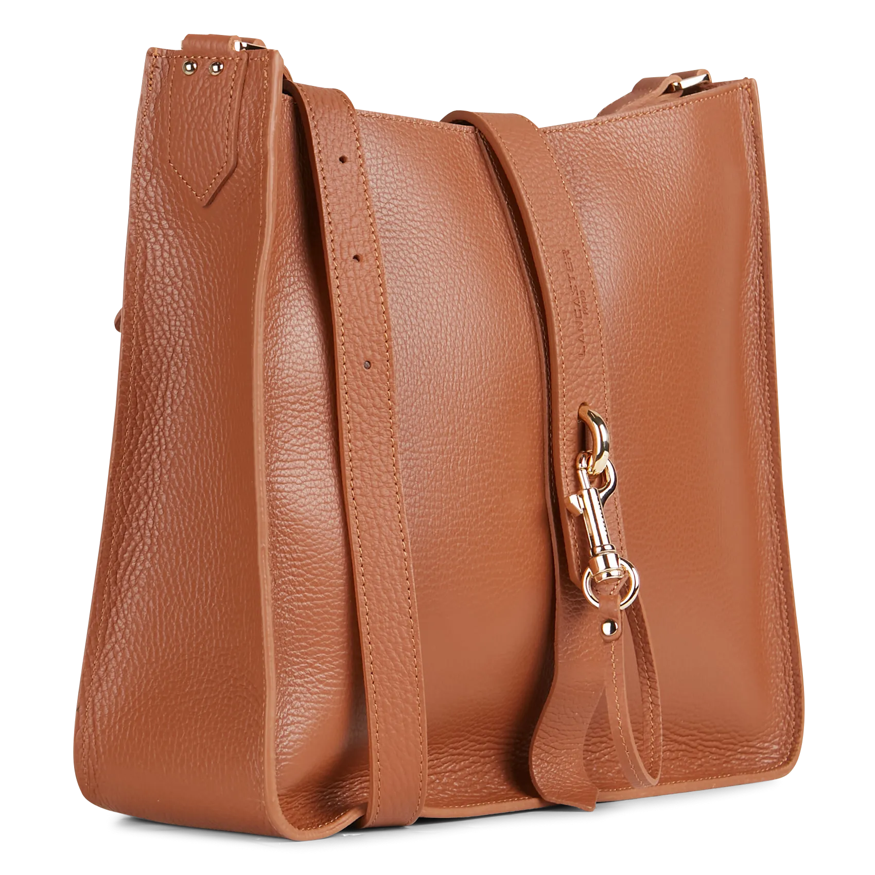  LANCASTER PARIS   Grande borsa trotteur in pelle | Marrone
