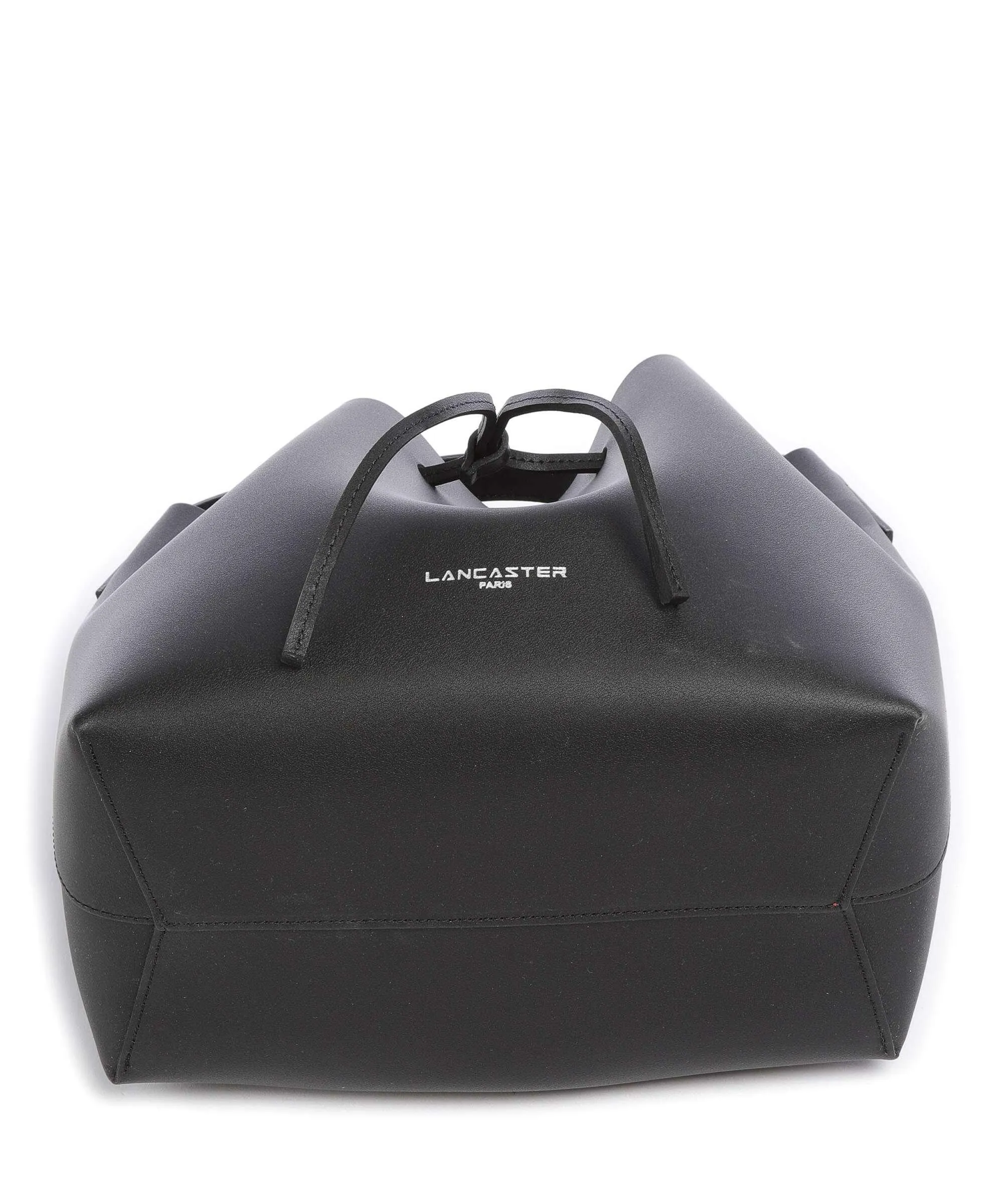  Lancaster Pur & Element City Americanino Borsa a secchiello pelle di vacchetta finemente grana nero  