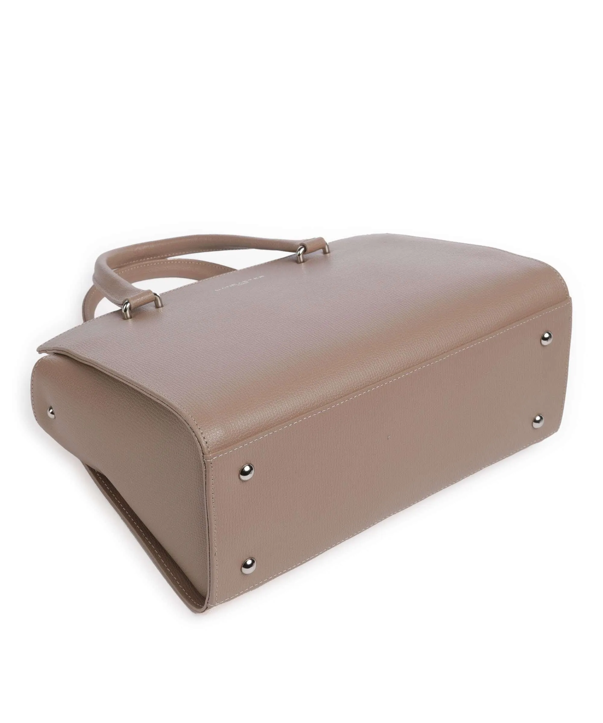  Lancaster Sierra Borsa a mano pelle di vacchetta grana taupe  
