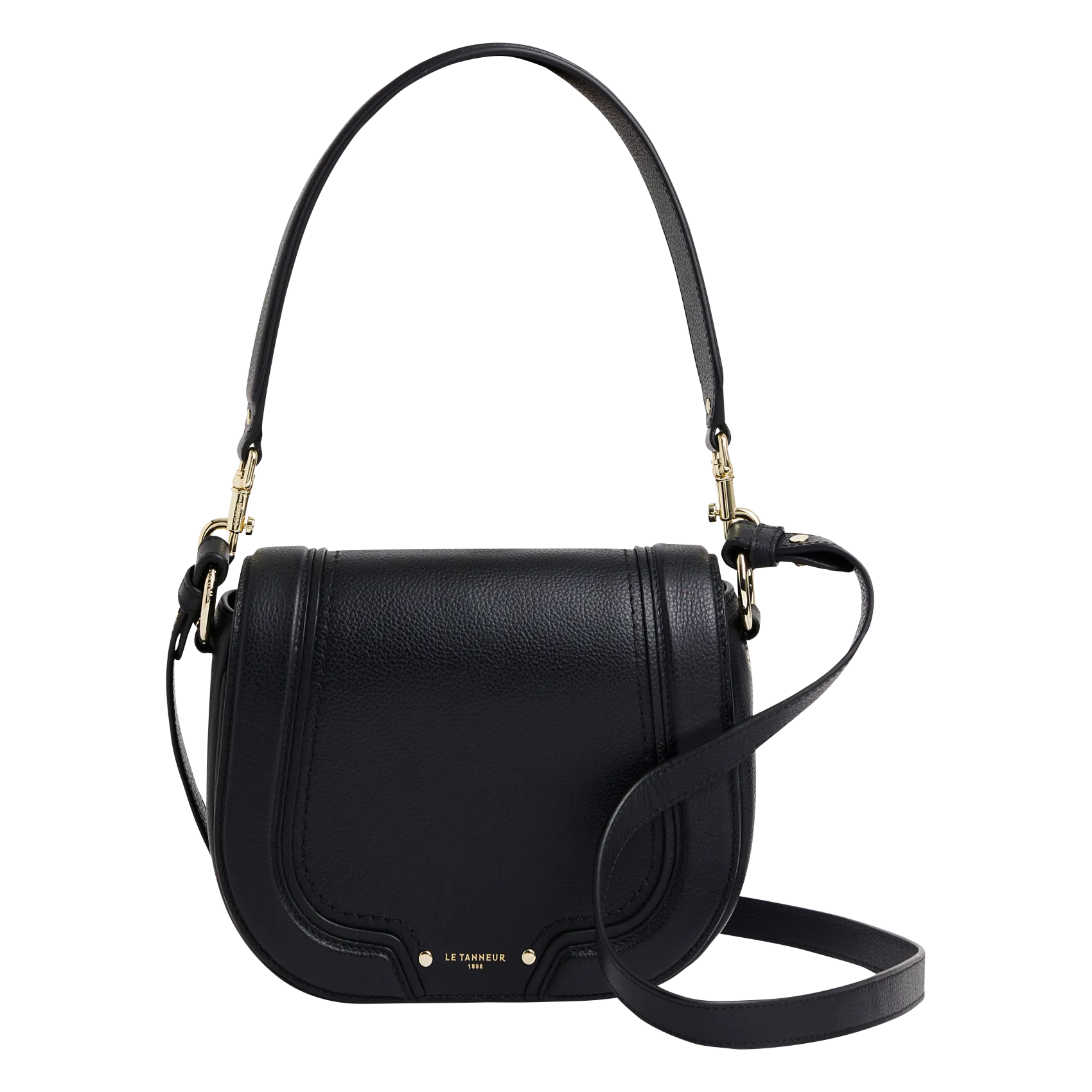  LE TANNEUR   ELLA - Borsa a spalla in pelle | Nero