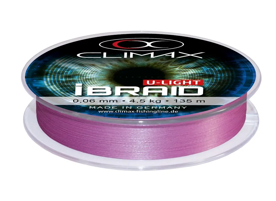 Lenza Intrecciata Climax IBraid U-Light Fluo Purple (135m)
