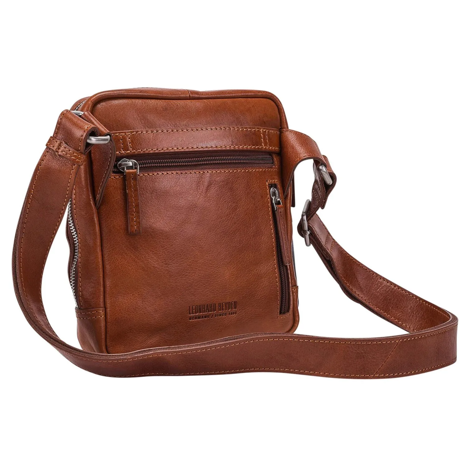 Leonhard Heyden Cambridge Borsa a tracolla in pelle 18 cm