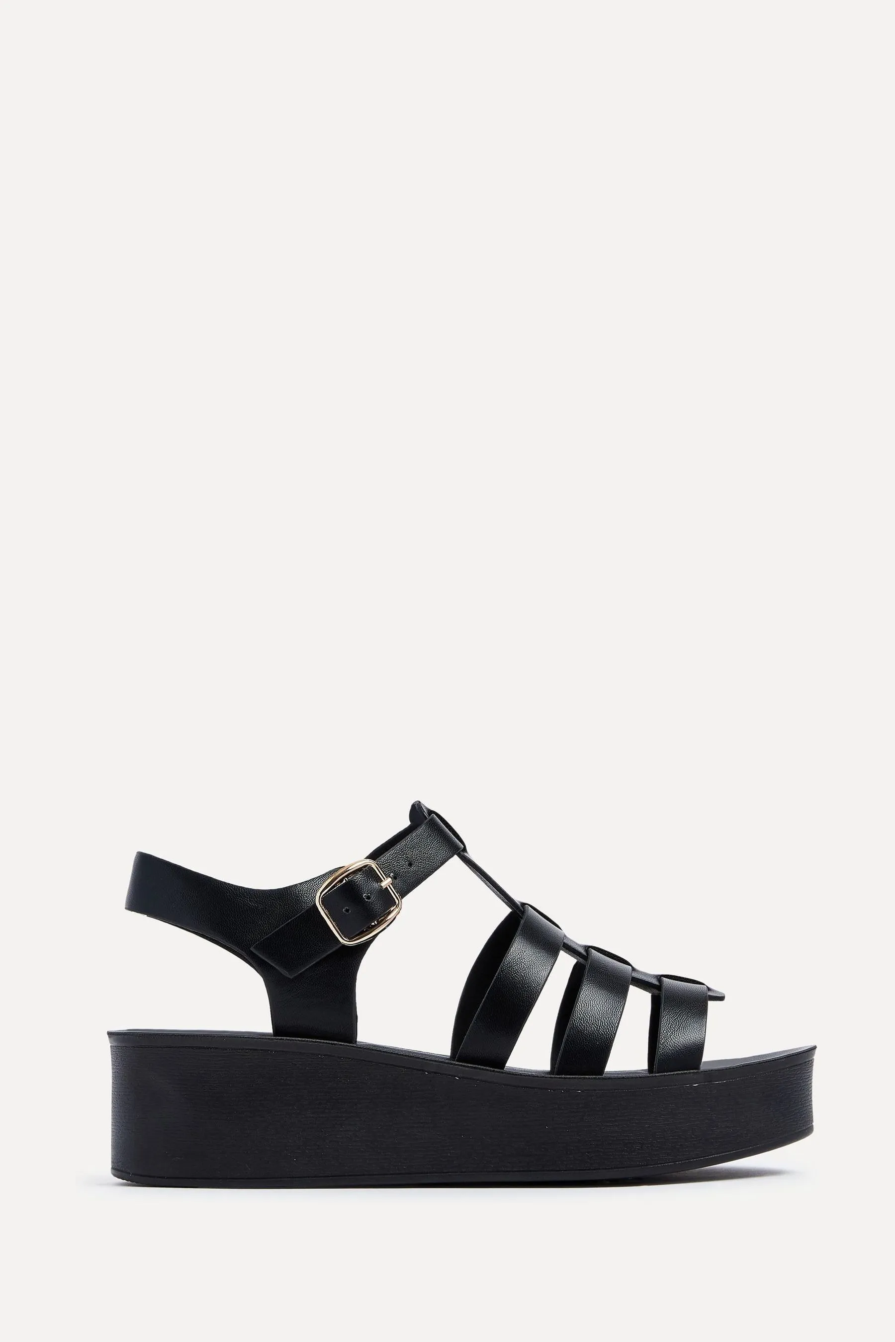 Linzi - Rhoades - Sandali flatform d'ispirazione gladiatore