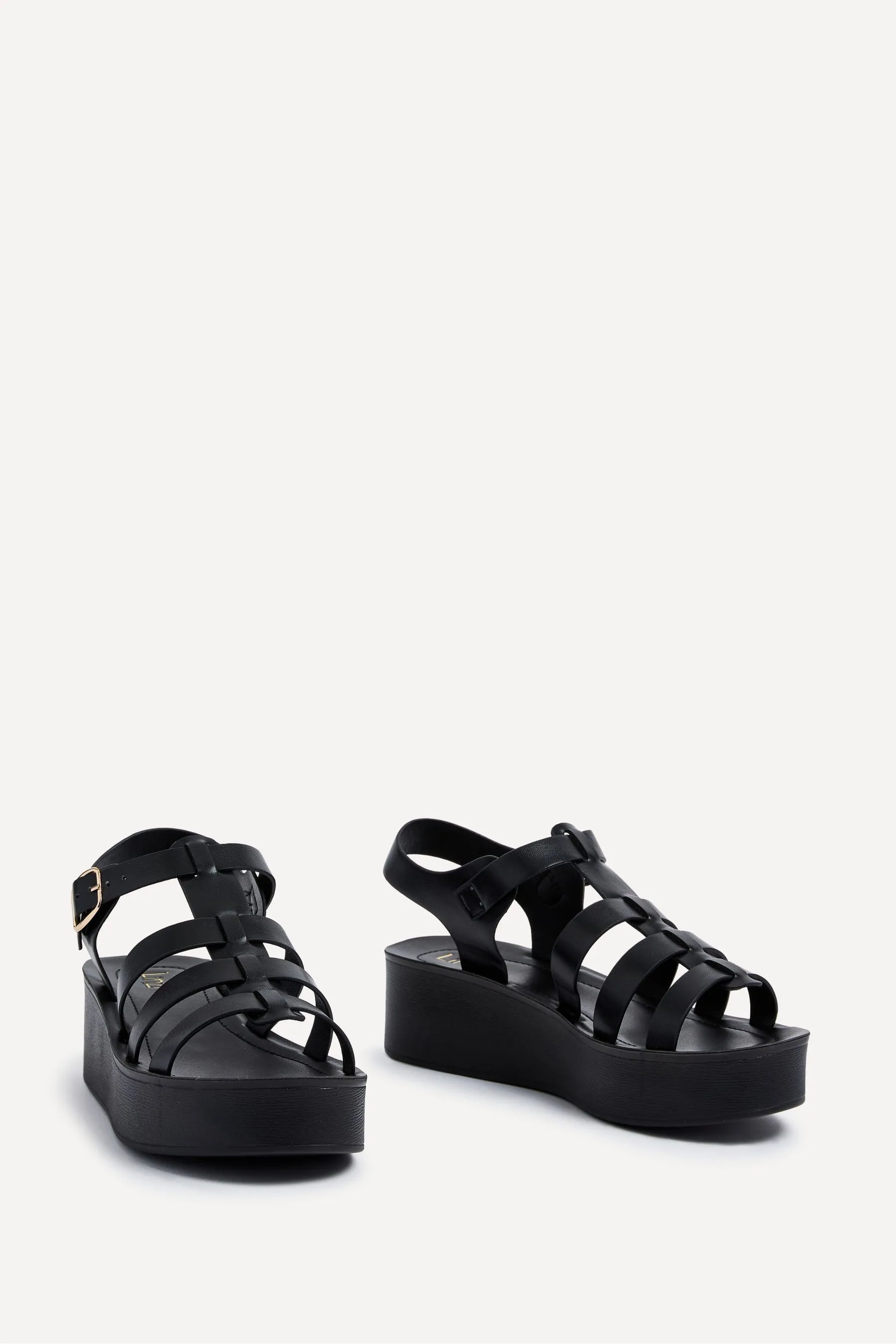 Linzi - Rhoades - Sandali flatform d'ispirazione gladiatore