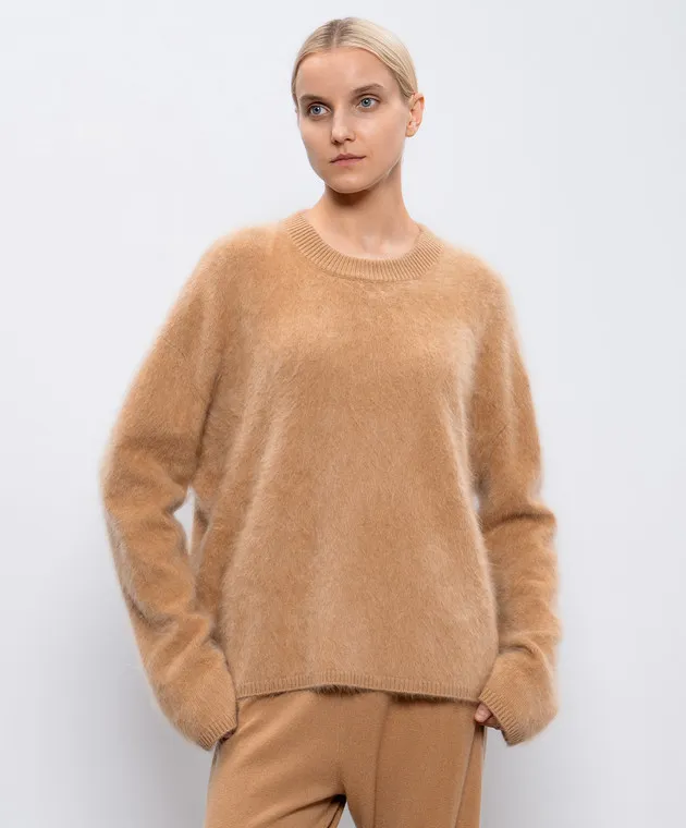 LISA YANG Maglione in cashmere marrone Natalia 2023314