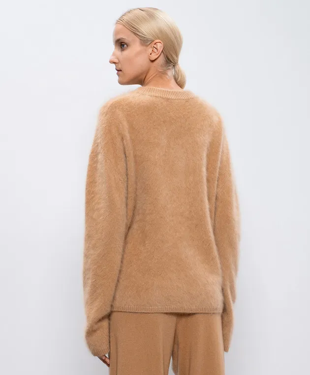 LISA YANG Maglione in cashmere marrone Natalia 2023314