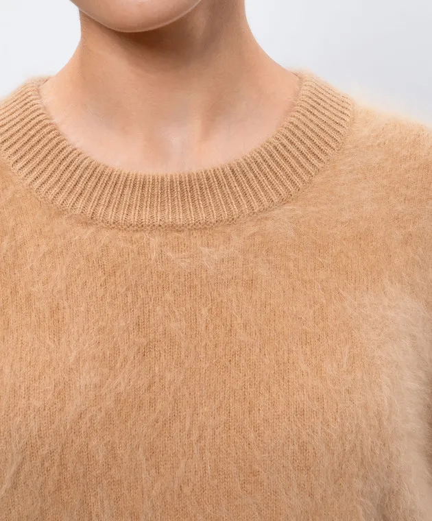 LISA YANG Maglione in cashmere marrone Natalia 2023314