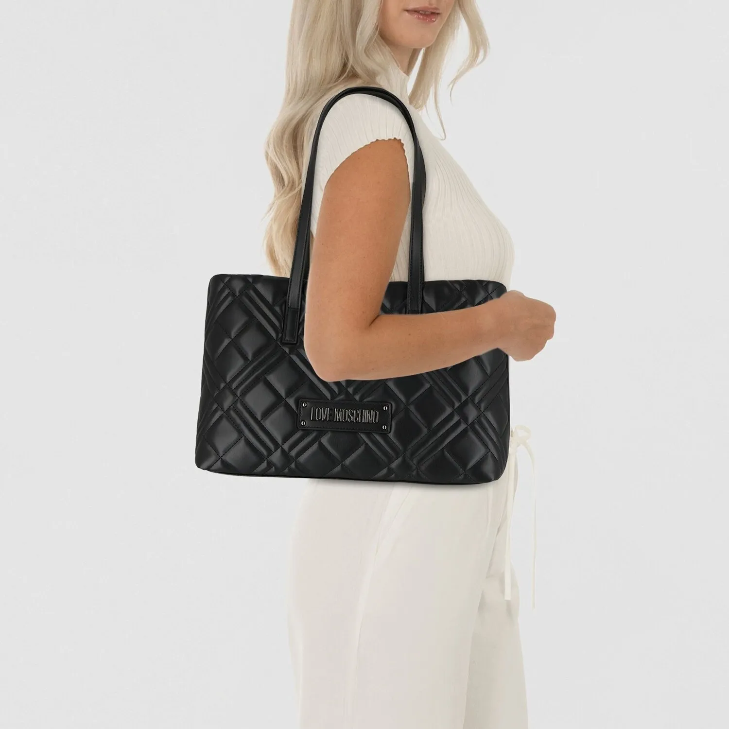 Love Moschino Quilted Borsa shopper 35.5 cm