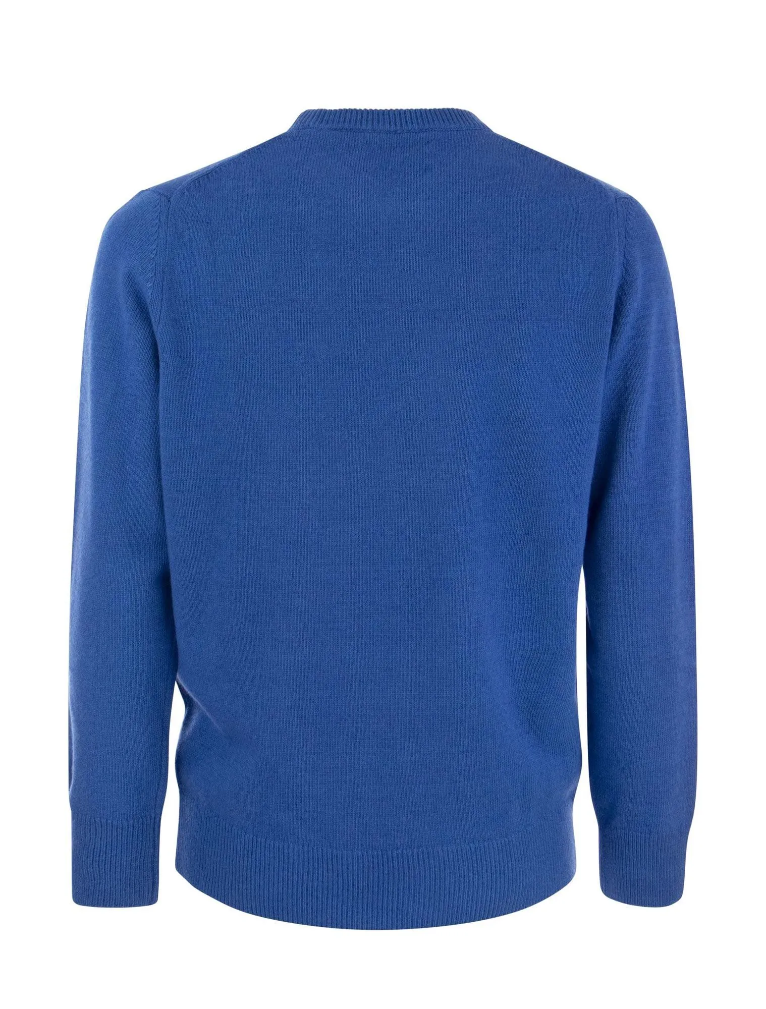 MAGLIA APEROL SPRITZ COBALTO IN LANA E CASHMERE
