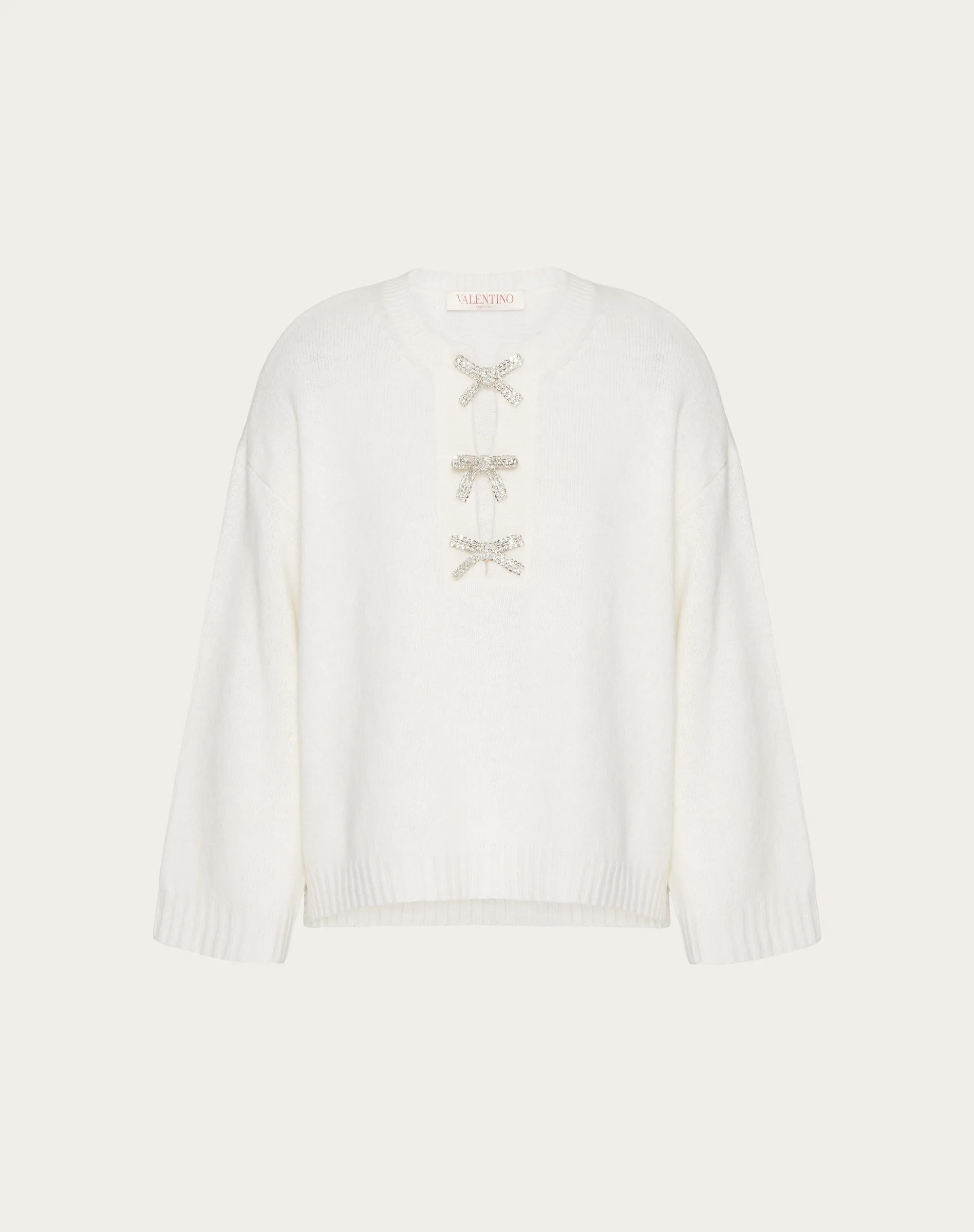 MAGLIA IN LANA RICAMATA