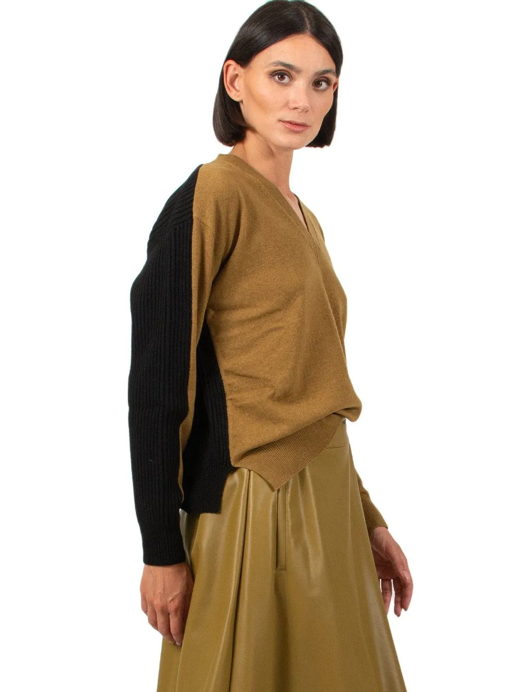 MAGLIA IN MISTO CASHMERE E LANA