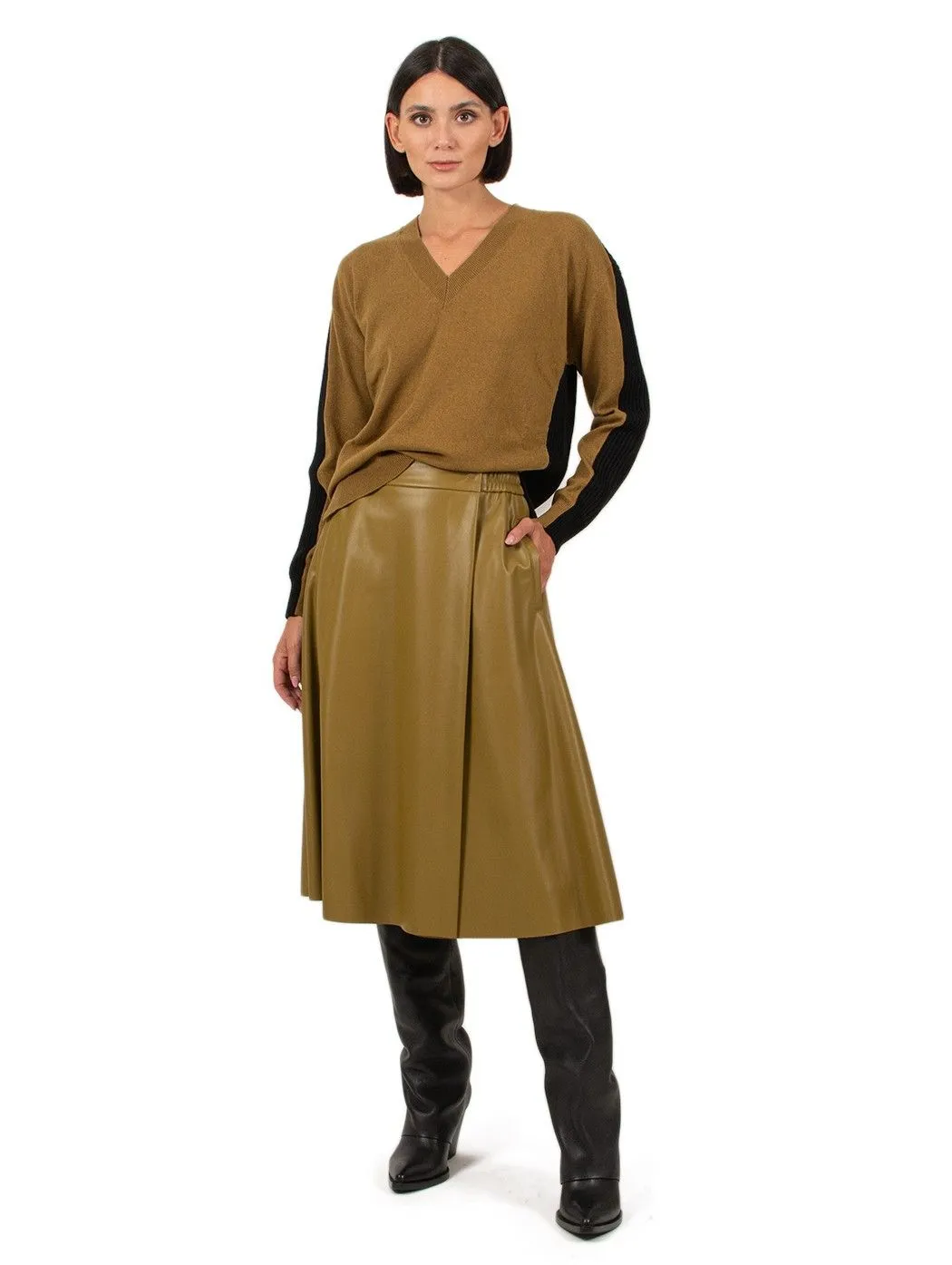 MAGLIA IN MISTO CASHMERE E LANA