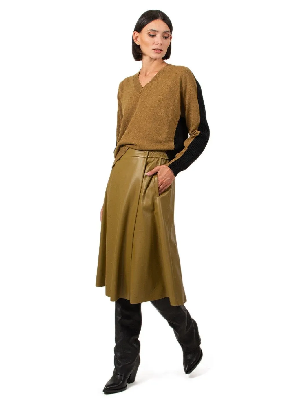 MAGLIA IN MISTO CASHMERE E LANA