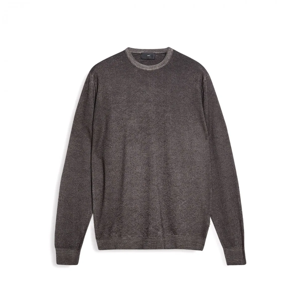 Maglia In Pura Lana Asphalt