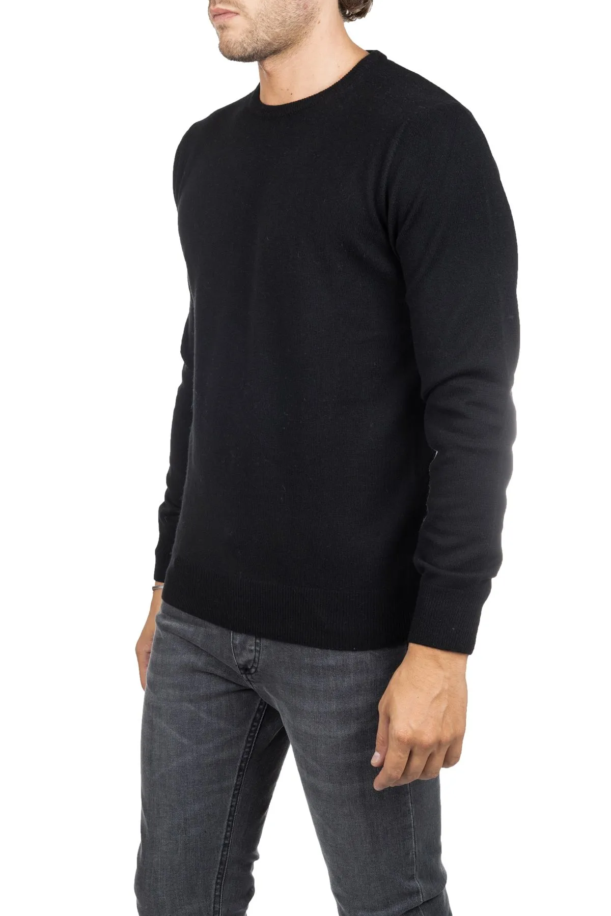 MAGLIA NERO IN LANA MERINO