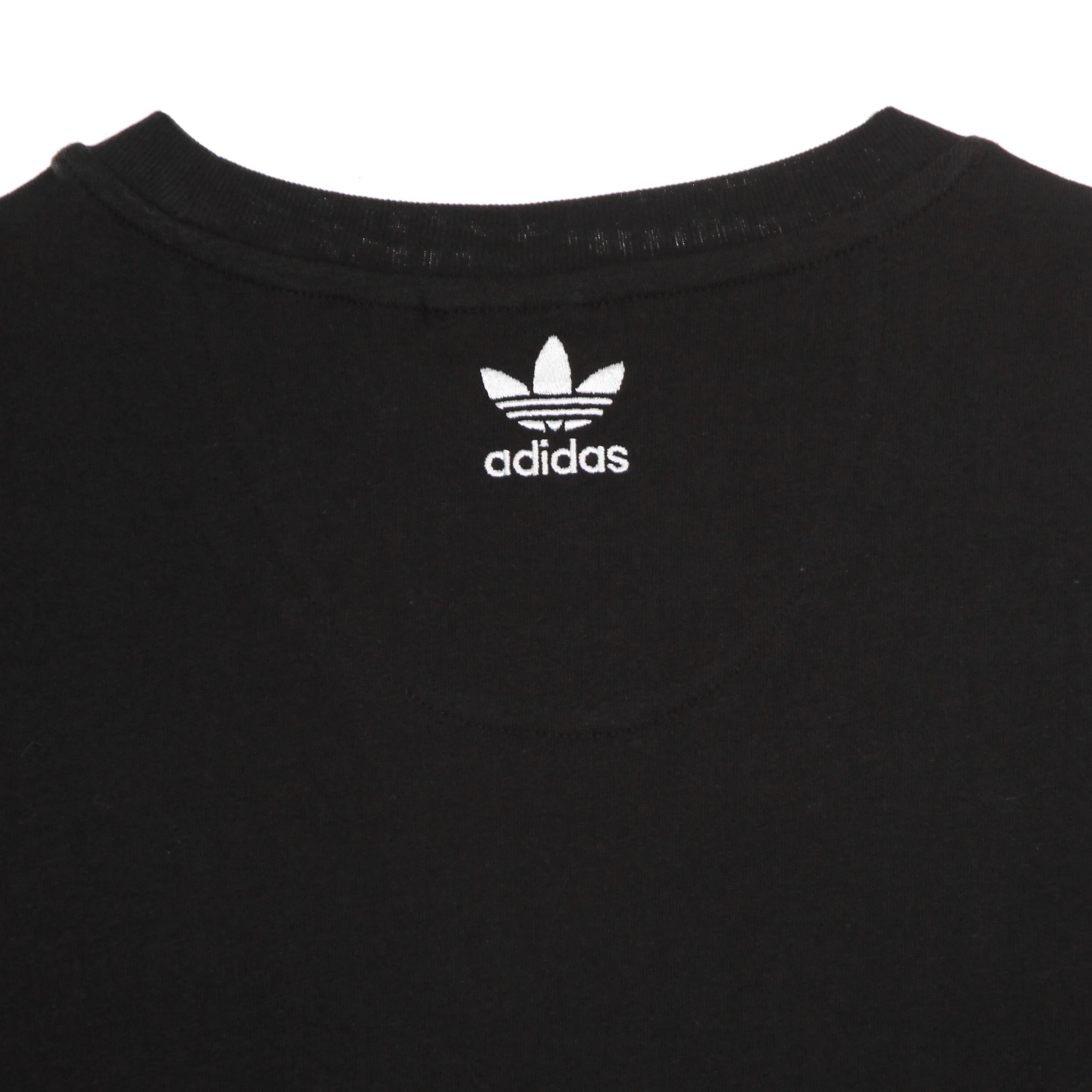 Maglietta Uomo 3d Trefoil Tee Black/white