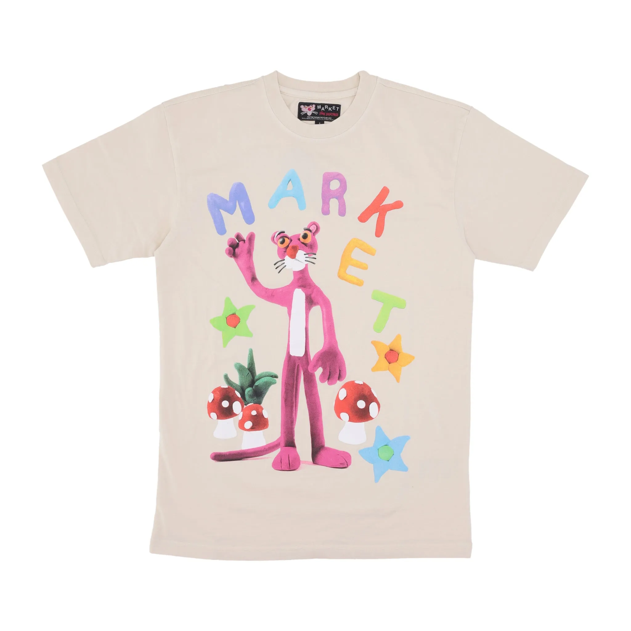 Maglietta Uomo Nostalgia Tee X Pink Panther Ecru