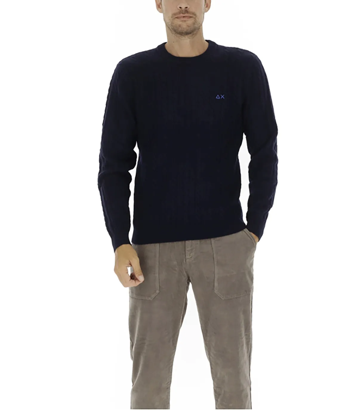 Maglione a trecce Uomo Sun 68