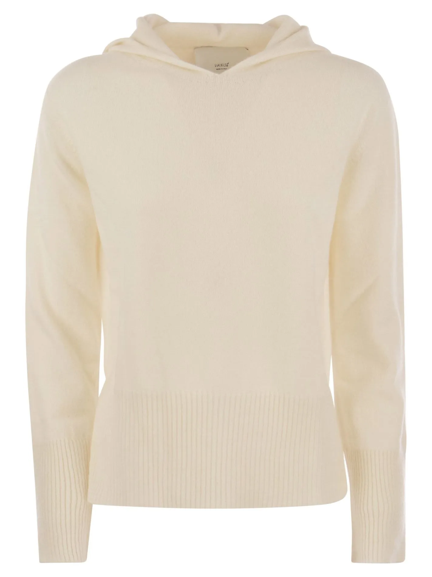 MARINA – Maglia in cashmere con cappuccio
