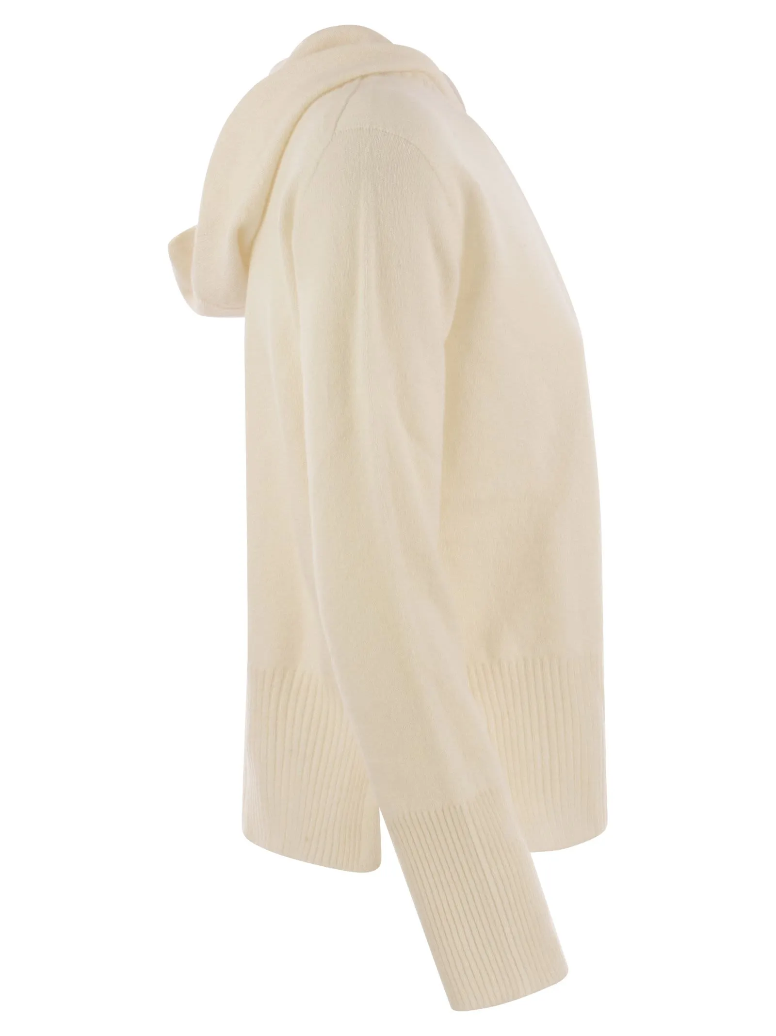 MARINA – Maglia in cashmere con cappuccio
