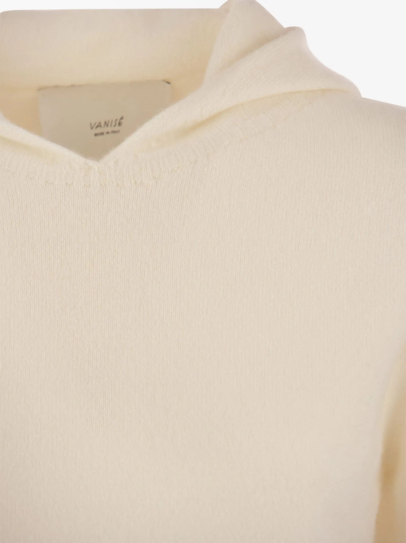 MARINA – Maglia in cashmere con cappuccio