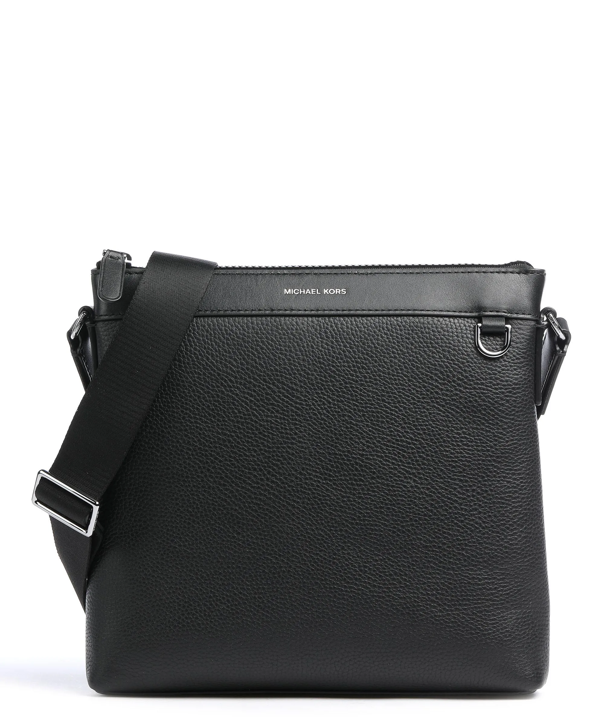  Michael Kors Greyson Borsa a tracolla pelle di vacchetta grana nero  