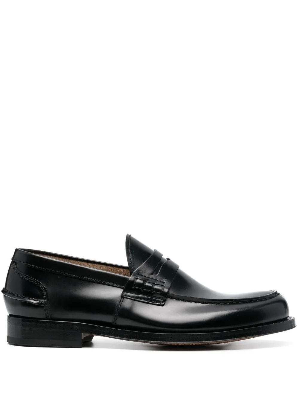 Mocassini in pelle nero