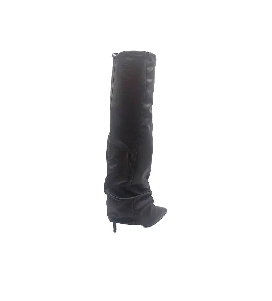 Ni-Na* Stivale In Pelle T.Moro Orietta 8 Made in Italy