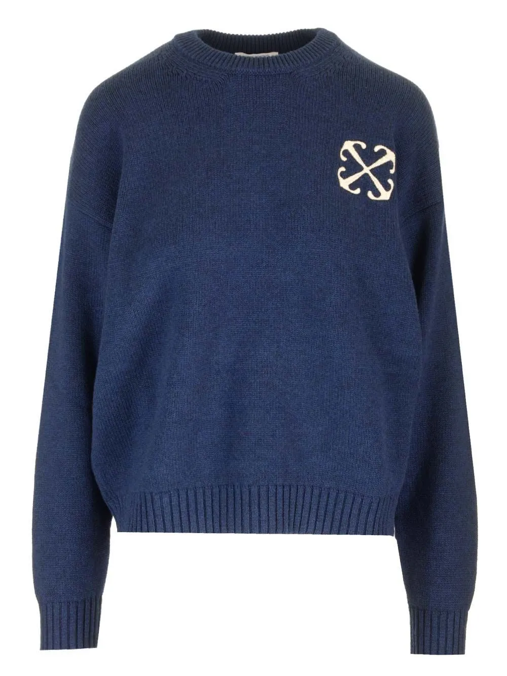   Off-white  Maglione in cashmere e lana  