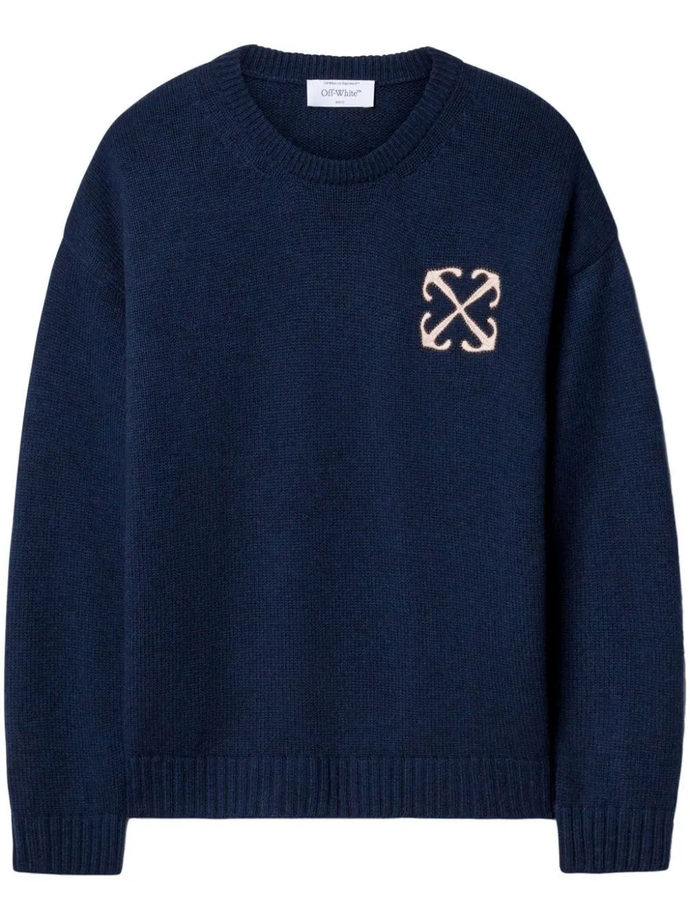   Off-white  Maglione in cashmere e lana  