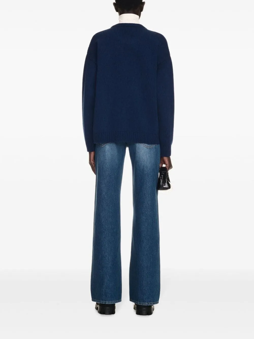   Off-white  Maglione in cashmere e lana  