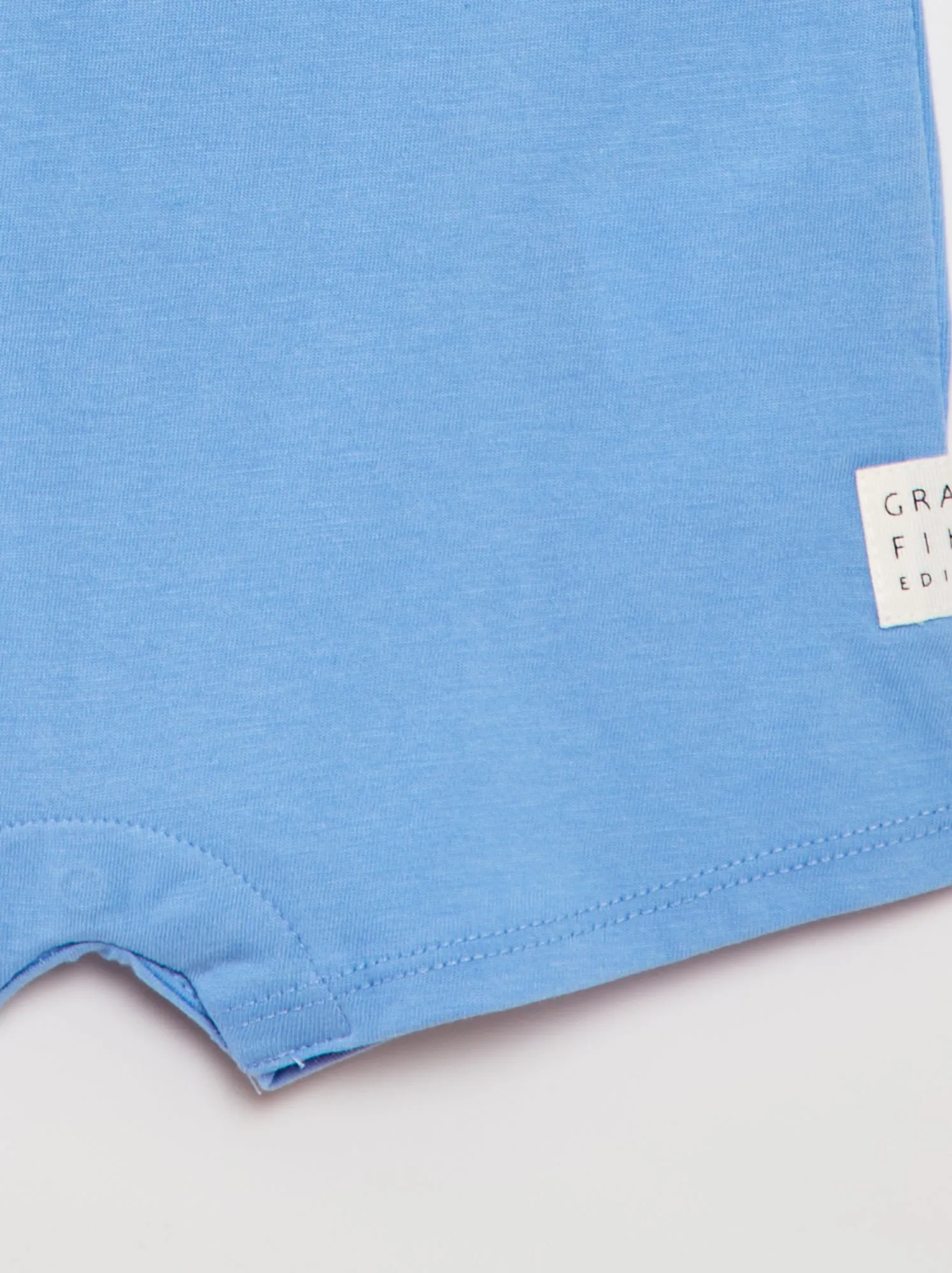 Pagliaccetto corto in jersey - Grafik Edition - BLU