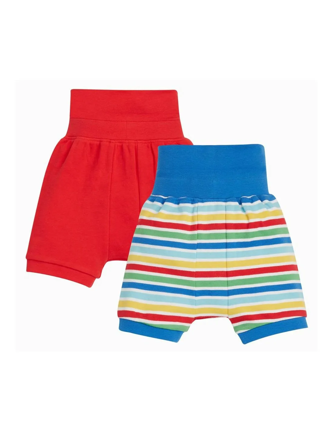 PANTALONE CORTO AMPIO BABY IN COTONE BIOLOGICO "SHALLOT"