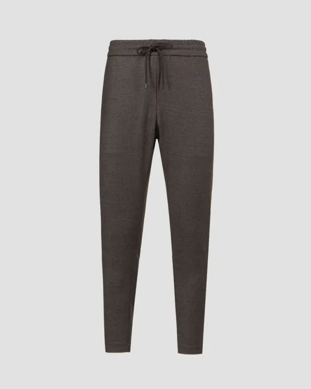 Pantaloni grigi in lana da uomo Dondup Pantalone Dom