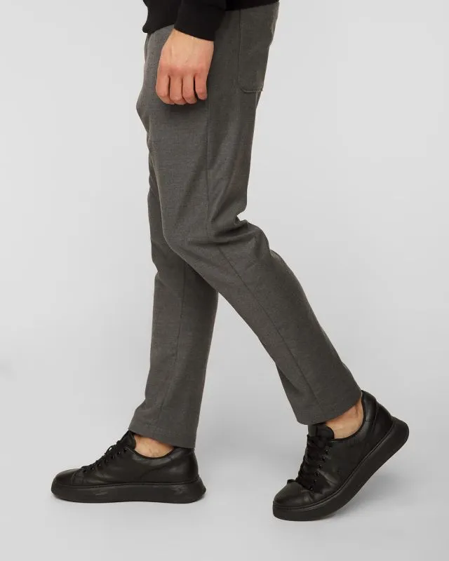 Pantaloni grigi in lana da uomo Dondup Pantalone Dom