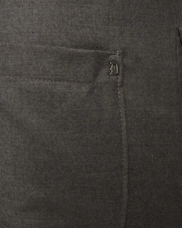 Pantaloni grigi in lana da uomo Dondup Pantalone Dom