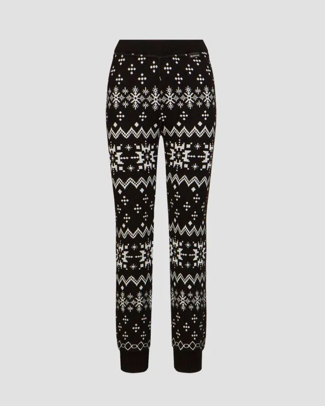 Pantaloni in lana merino da donna Newland Flora