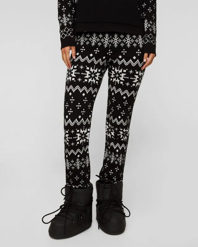 Pantaloni in lana merino da donna Newland Flora