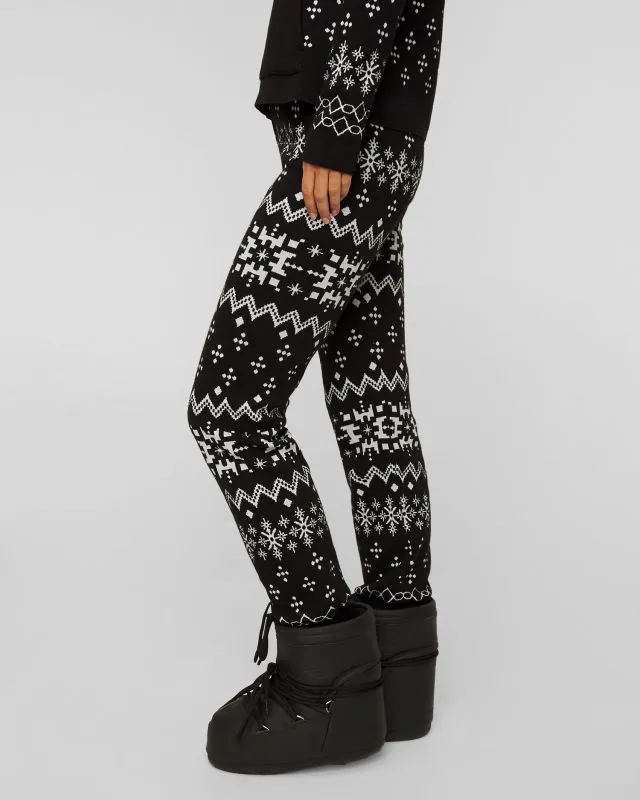 Pantaloni in lana merino da donna Newland Flora