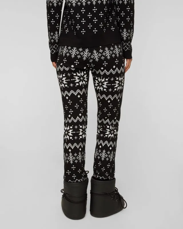 Pantaloni in lana merino da donna Newland Flora
