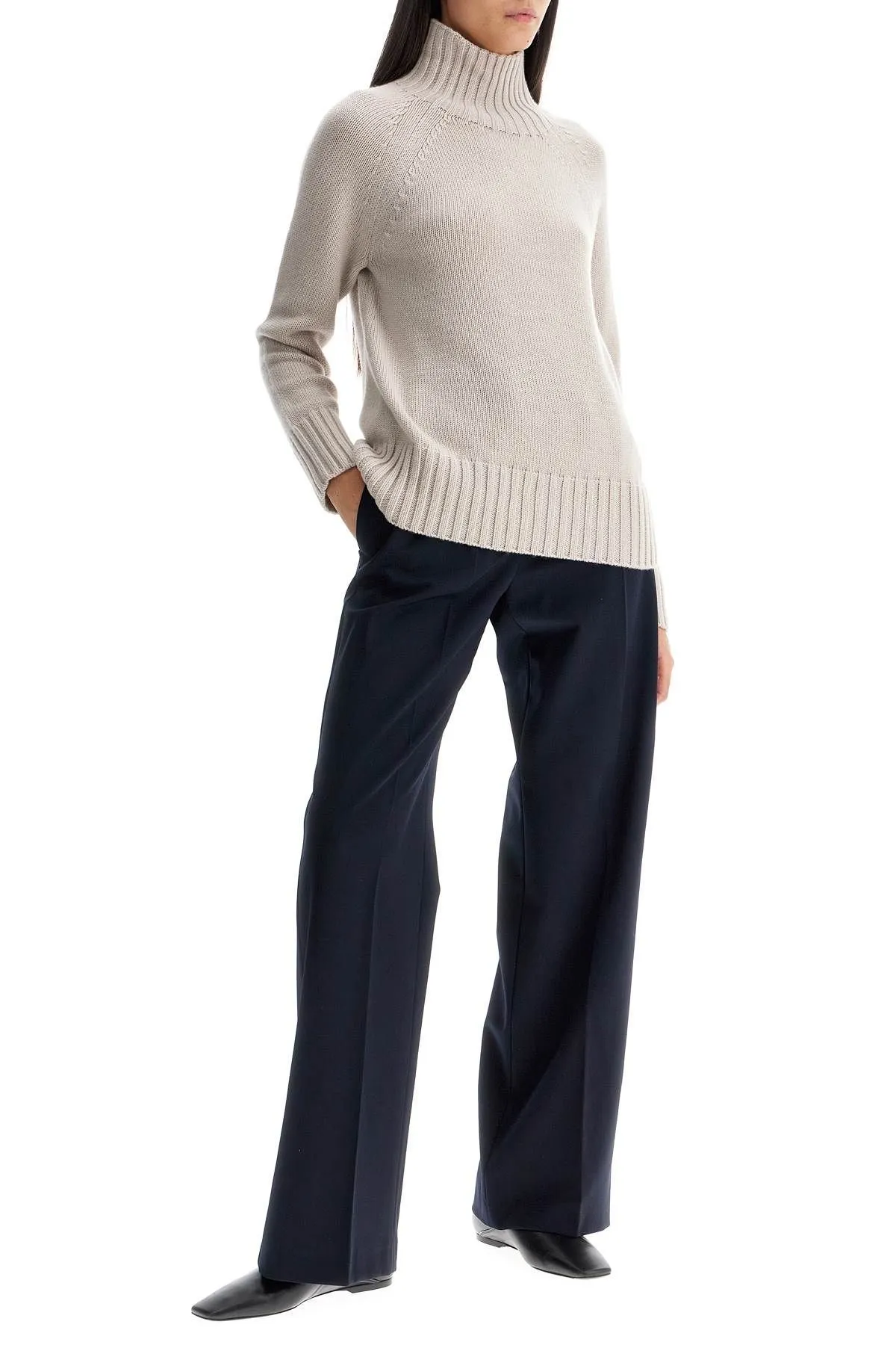 Pantaloni in lana stretch Petra