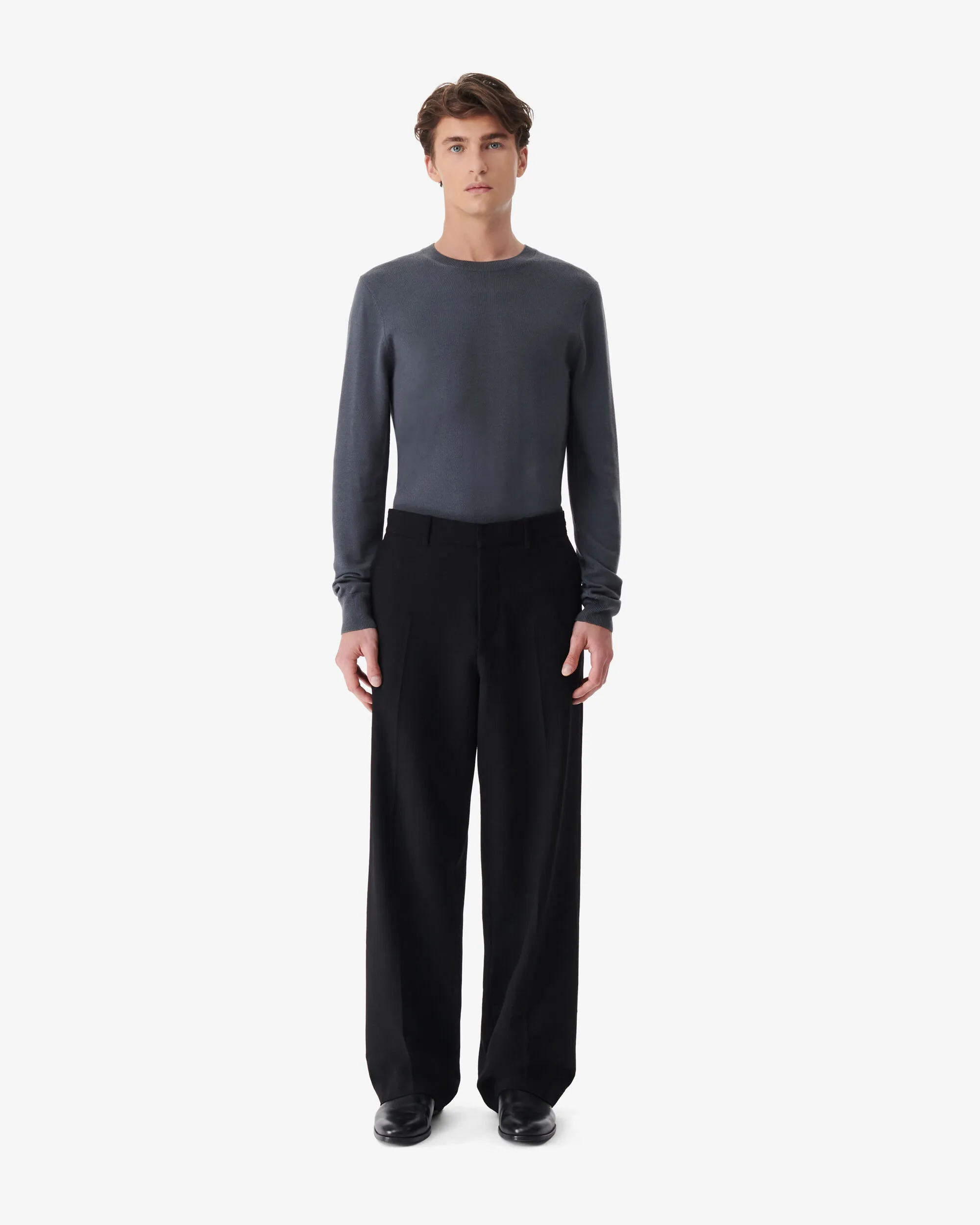 PANTALONI IN LANA VIRGO