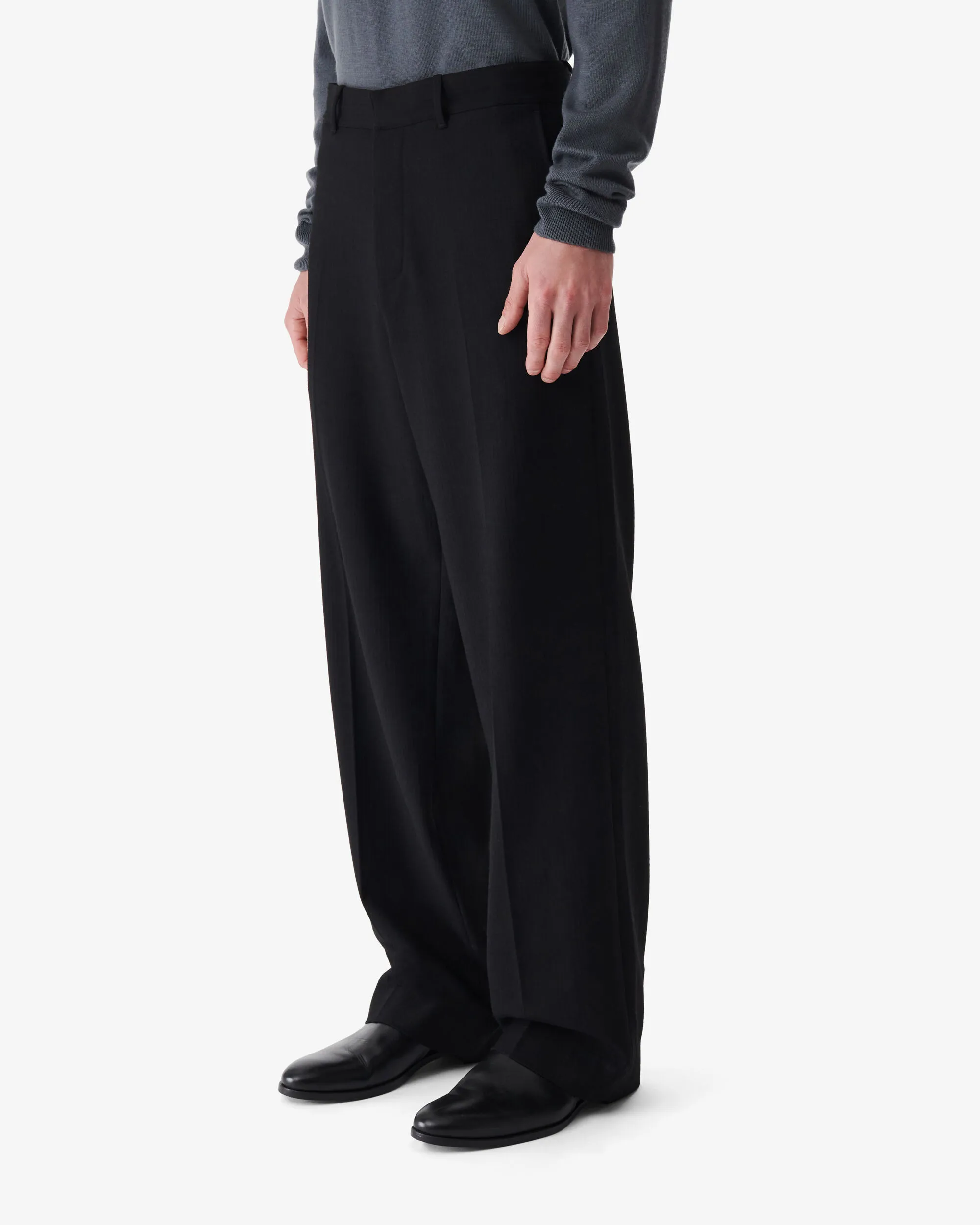 PANTALONI IN LANA VIRGO